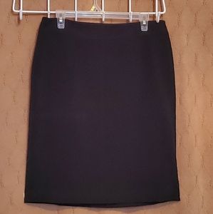 Black Alfred Sung Pencil Skirt